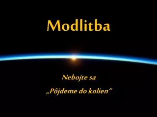 modlitba