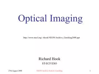 Optical Imaging