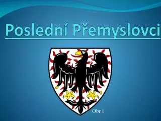 posledn p emyslovci