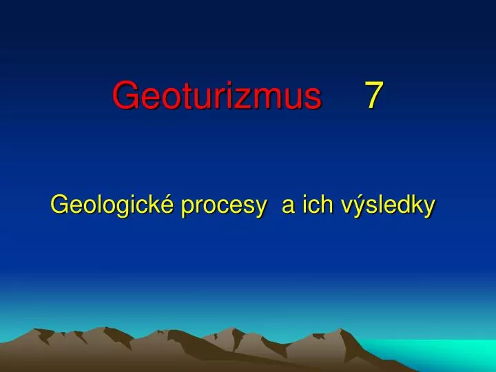 geoturizmus 7