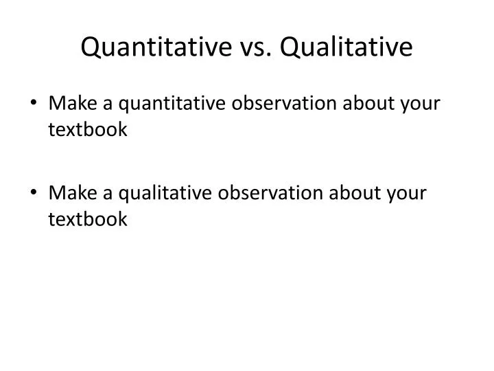 quantitative vs qualitative