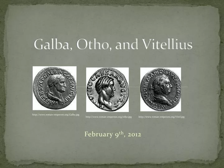 galba otho and vitellius