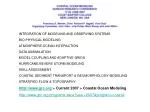 INTEGRATION OF MODELING AND OBSERVING SYSTEMS BIO-PHYSICAL MODELING ATMOSPHERE-OCEAN INTERACTION - slide 1