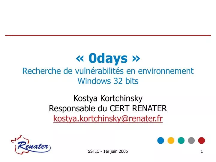 0days recherche de vuln rabilit s en environnement windows 32 bits