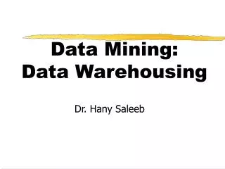data mining data warehousing