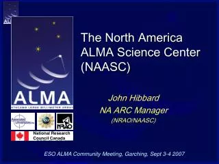 The North America ALMA Science Center (NAASC)