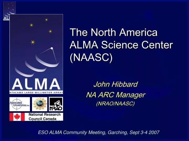 the north america alma science center naasc