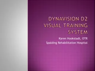 Dynavision D2 Visual Training System