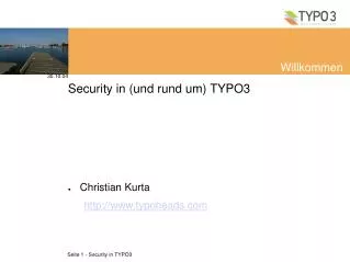 willkommen