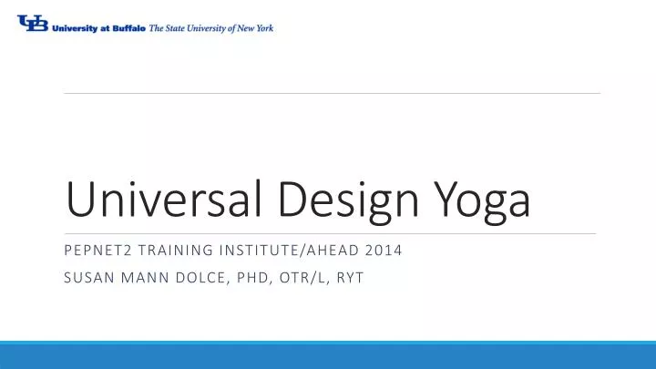 universal design yoga