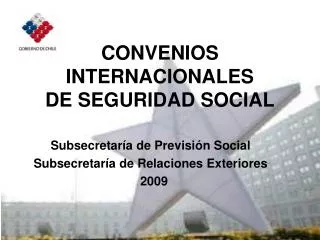 convenios internacionales de seguridad social