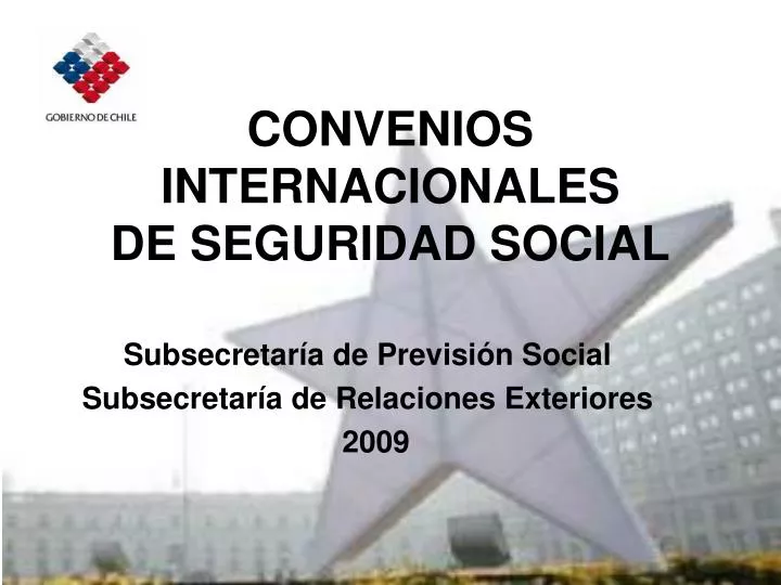 convenios internacionales de seguridad social