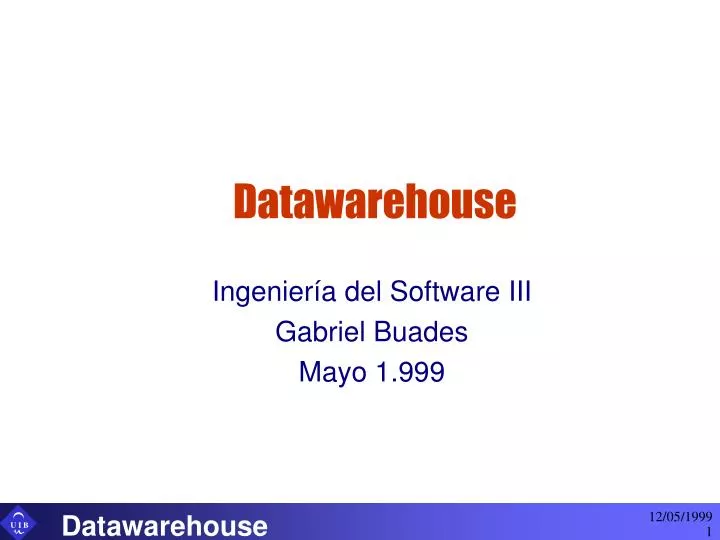 datawarehouse
