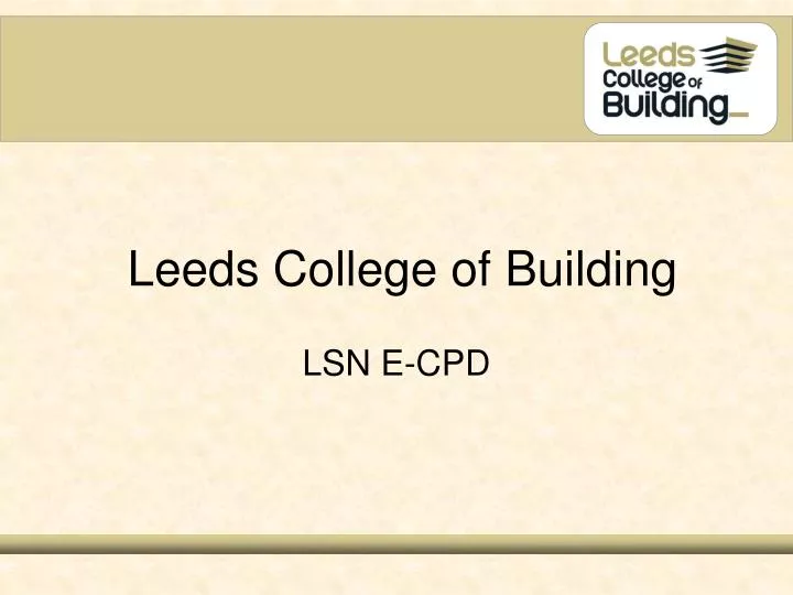 leeds college of building