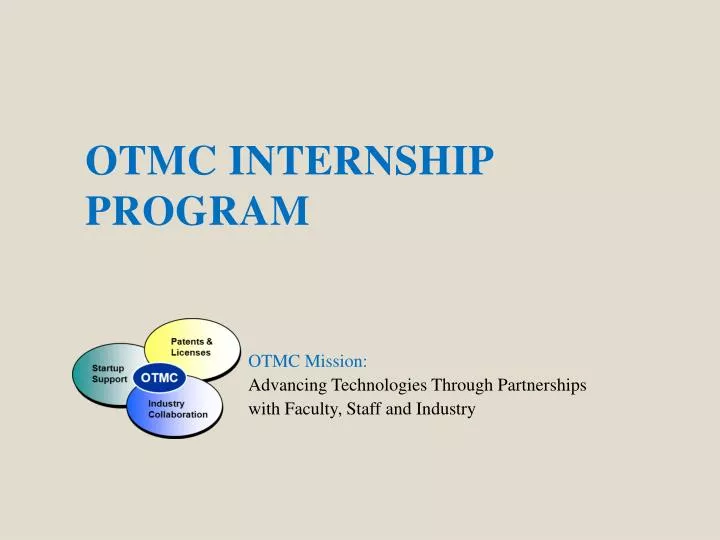 otmc internship program
