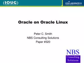Oracle on Oracle Linux