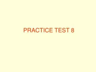 practice test 8