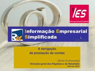 i nforma o e mpresarial s implificada