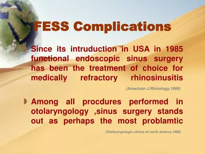 fess complications