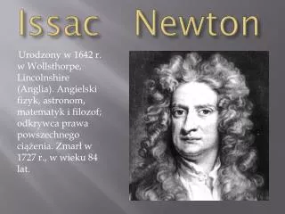 issac newton