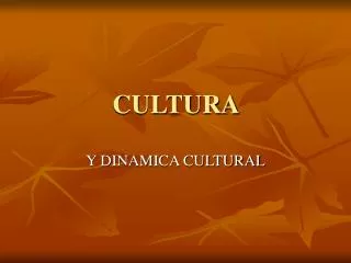 cultura