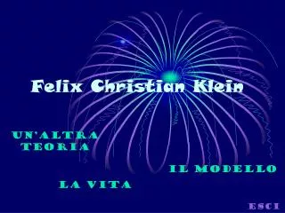 felix christian klein
