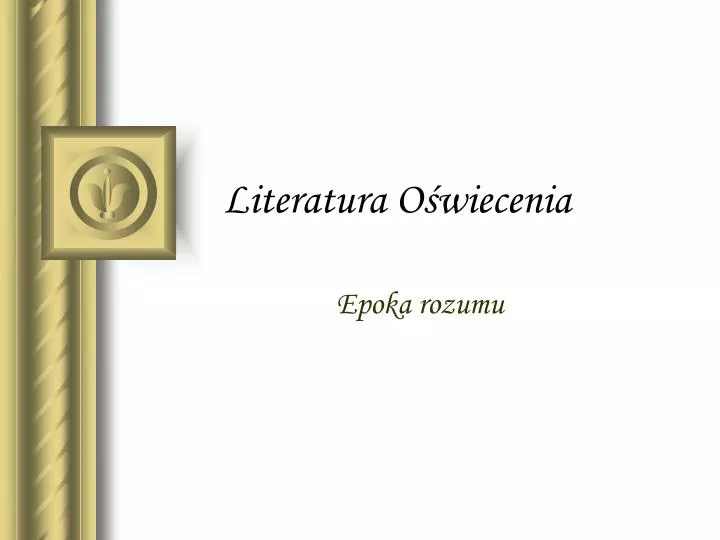 literatura o wiecenia