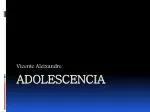 ADOLESCENCIA - slide 1