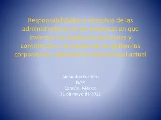alejandro ferreiro fiap canc n m xico 31 de mayo de 2012