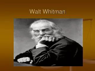 walt whitman