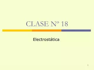 clase n 18