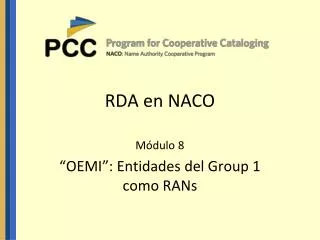 rda en naco