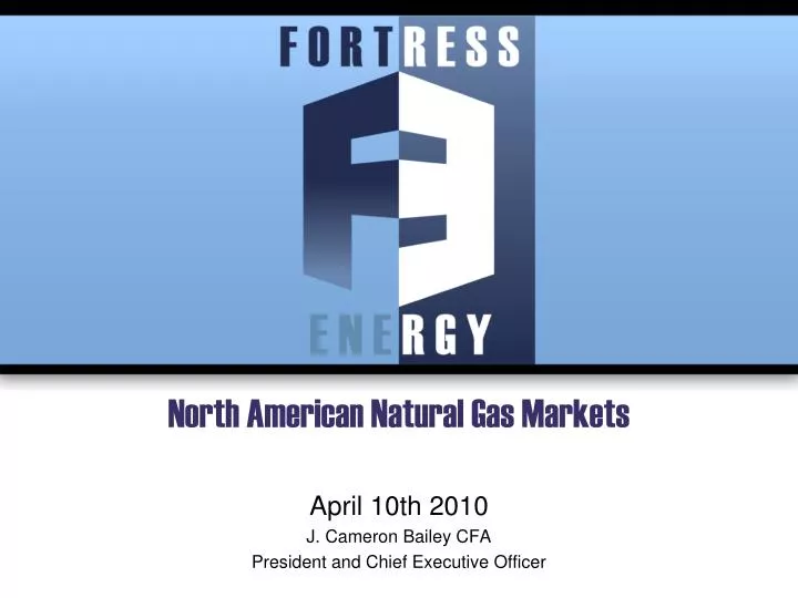north american natural gas markets