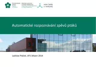 automatick rozpozn v n zp v pt k