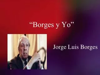 borges y yo