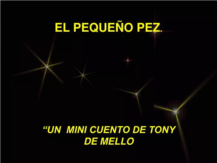 el peque o pez