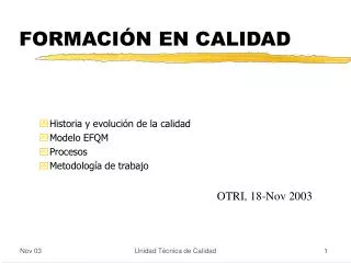 formaci n en calidad