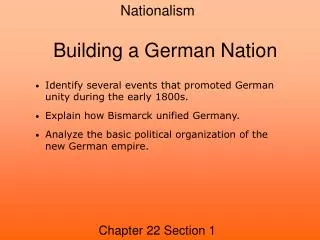 Building a German Nation