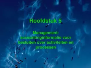 hoofdstuk 5