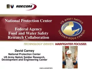 National Protection Center Federal Agency Food and Water Safety Research Collaboration