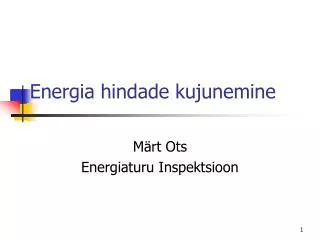 energia hindade kujunemine