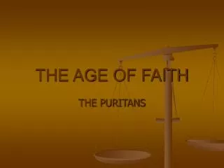 the age of faith