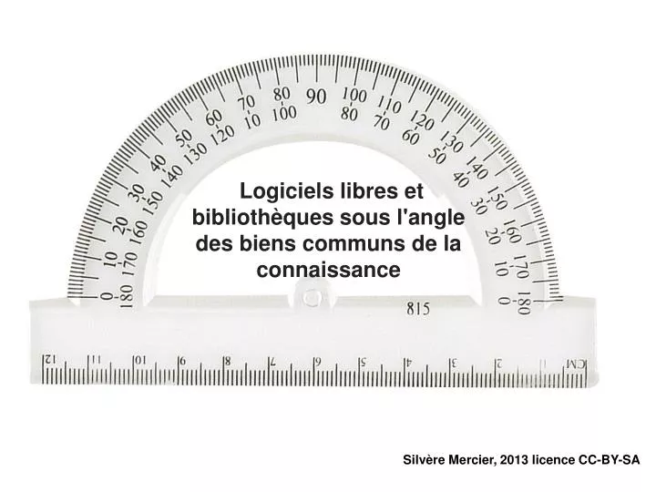 logiciels libres et biblioth ques sous l angle des biens communs de la connaissance