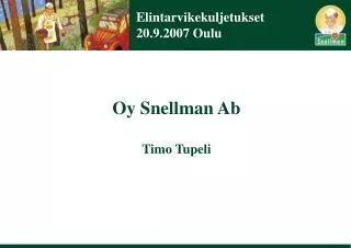 elintarvikekuljetukset 20 9 2007 oulu