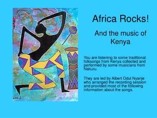 Africa Rocks!
