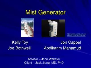 Mist Generator