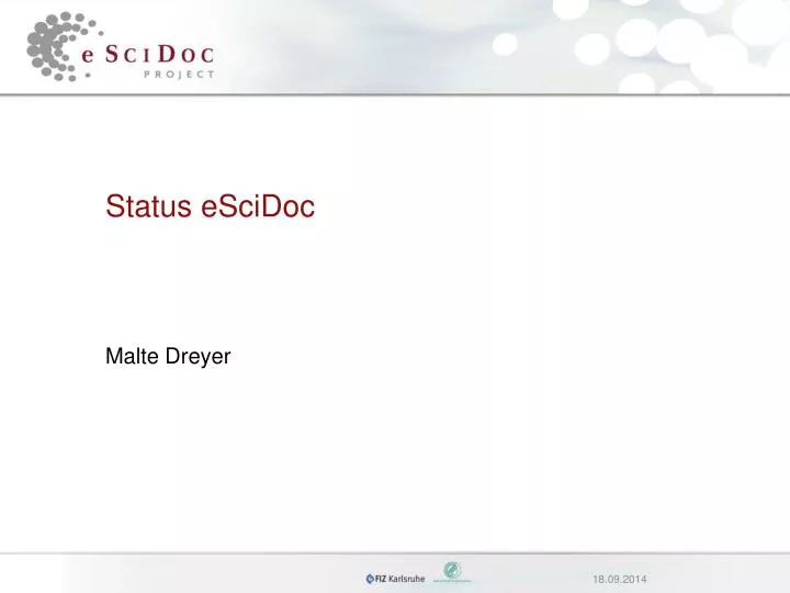 status escidoc