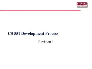 CS 551 Development Process