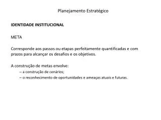 planejamento estrat gico