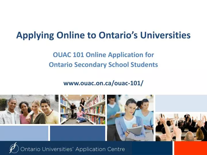 applying online to ontario s universities